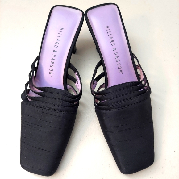 Hillard and Hanson black fabric slide. Size 6 - Picture 3 of 8